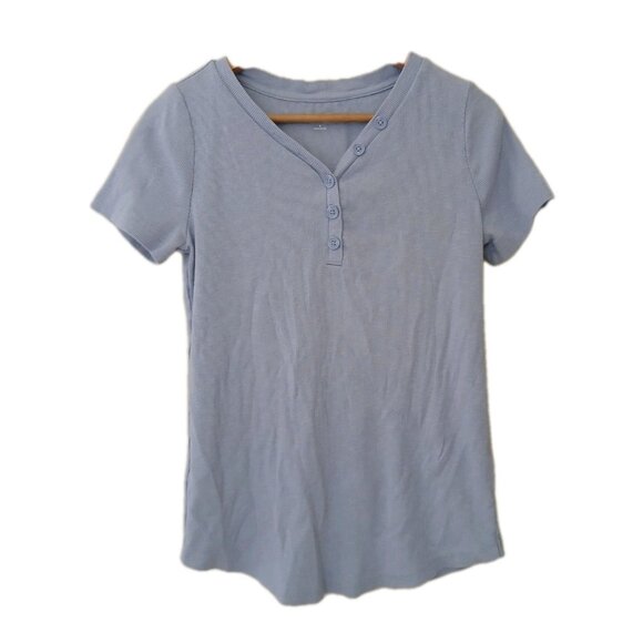 Duluth Trading Co Makers Studio Cotton Rib Slub T Shirt\ - Picture 1 of 10